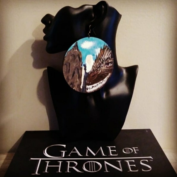 "Mother of Dragons" Earrings - Picture 1 of 8